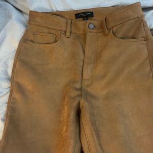Soft skinny camel color pants